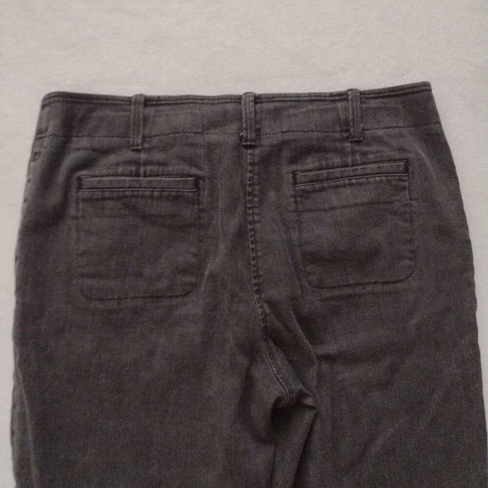Talbots Signature Black Denim Pants 14 Stretch Cotton Bootcut Jeans - Picture 10 of 12